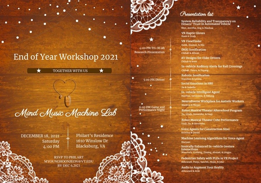 2021 End of Year Lab Research Workshop Invitation (designed by Jing)